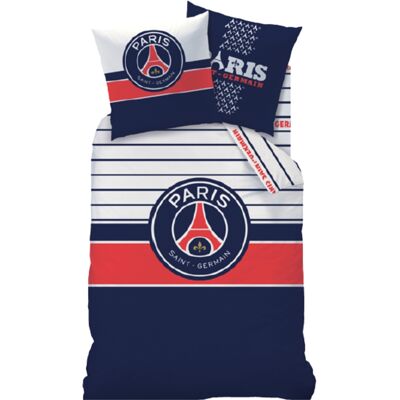 Licens PSG påslakanset - 100% bomull - Barnpåslakan 140x200 cm - Fotbollspåslakan Licens PSG påslakanset - 100% bomull - Barnpåslakan 140x200 cm - Fotbollspåslakan
