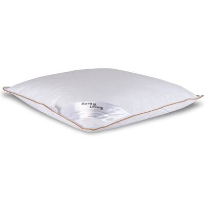 Borg Living Muskandefjäderkudde - 3-kamrar stöd - 60x63cm Borg Living Muskandefjäderkudde - 3-kamrar stöd - 60x63cm