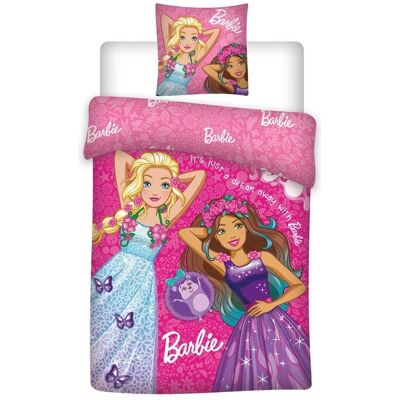 Barbie Junior Sängklädesset - 2-i-1 Reversibelt Bomull Barbie Junior Sängklädesset - 2-i-1 Reversibelt Bomull