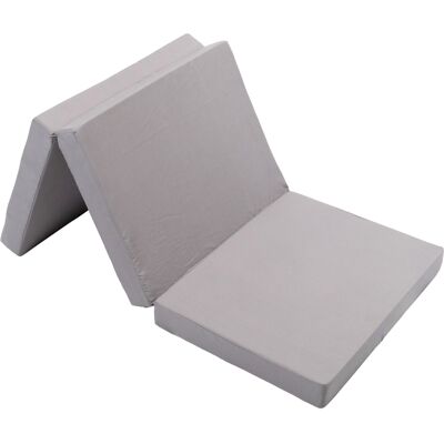 Nordstrand Home Vikbar madrass - Singel - Populär som gästmadrass - 8 cm komfortskum - ljusgrå skummadrass Nordstrand Home Vikbar madrass - Singel - Populär som gästmadrass - 8 cm komfortskum - ljusgrå skummadrass