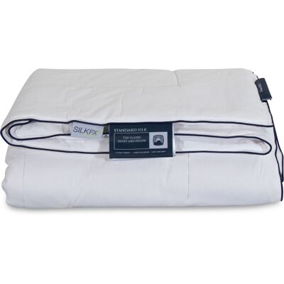 Silketäcke helår Varm - 100% morbärssilke - 140x220 cm - Nordic Comfort Silketäcke helår Varm - 100% morbärssilke - 140x220 cm - Nordic Comfort