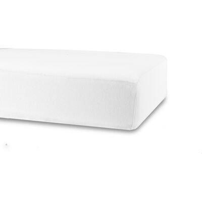 Nordstrand Bomull Jersey Fitted Sheet - Vit - 60x120 cm - Baby madrass Nordstrand Bomull Jersey Fitted Sheet - Vit - 60x120 cm - Baby madrass