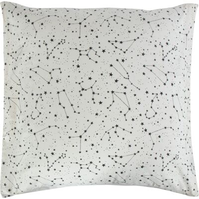 Borg Living Örngott 60x63 cm - 100% bomull - Zodiac white - Vändbar med stjärnor Borg Living Örngott 60x63 cm - 100% bomull - Zodiac white - Vändbar med stjärnor