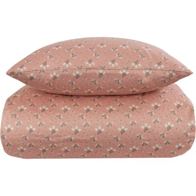Sommar rosa sängkläder - Bomullssatin, 230TC Sommar rosa sängkläder - Bomullssatin, 230TC