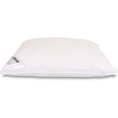 Zen Sleep Dunfiberkudde - Allergivänlig huvudkudde - 50x70 cm - Mellan - Zen Sleep Dunfiberkudde - Allergivänlig huvudkudde - 50x70 cm - Mellan -