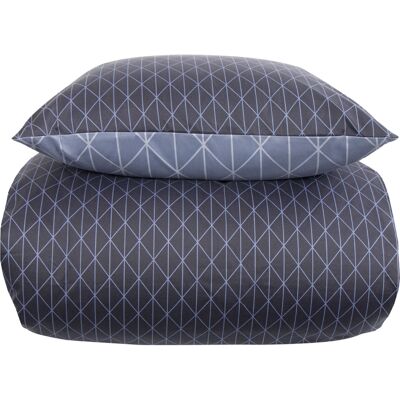In Style Dubbelt påslakanset 240x220 cm - Microfiber - Vändbart blått harlekinmönster In Style Dubbelt påslakanset 240x220 cm - Microfiber - Vändbart blått harlekinmönster