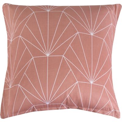 Vändbar örngott i bomullssatäng i persikofärg - 60x63 cm - Sängkläder Vändbar örngott i bomullssatäng i persikofärg - 60x63 cm - Sängkläder