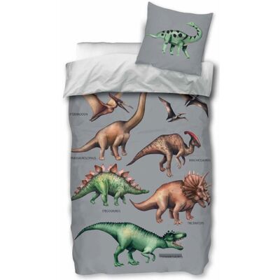 Licens Dinosaurie Sängkläder - 140x200 cm - Bomull Licens Dinosaurie Sängkläder - 140x200 cm - Bomull
