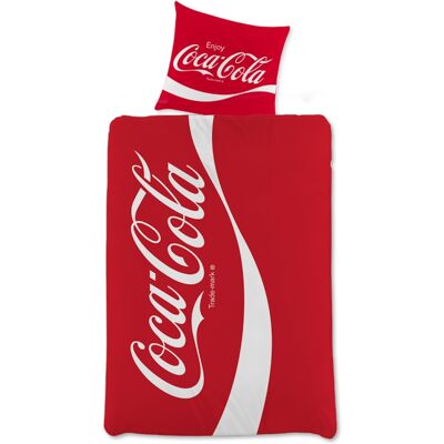 Coca Cola Sängkläder - 140x200 cm - 2-i-1 Design - 100% Bomull Coca Cola Sängkläder - 140x200 cm - 2-i-1 Design - 100% Bomull
