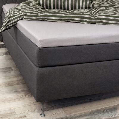 Nordstrand Home Bambulakan - Formsytt lakan 120x200x8 cm - Ljusgrå - 100% bambu - Lakan för bäddmadrass Nordstrand Home Bambulakan - Formsytt lakan 120x200x8 cm - Ljusgrå - 100% bambu - Lakan för bäddmadrass