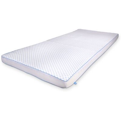 SLEEP TECH Kylande övermadrass - 160x200 cm - 7 zoner - Lyxig memoryskum övermadrass 8 cm hög - By Borg SLEEP TECH Kylande övermadrass - 160x200 cm - 7 zoner - Lyxig memoryskum övermadrass 8 cm hög - By Borg