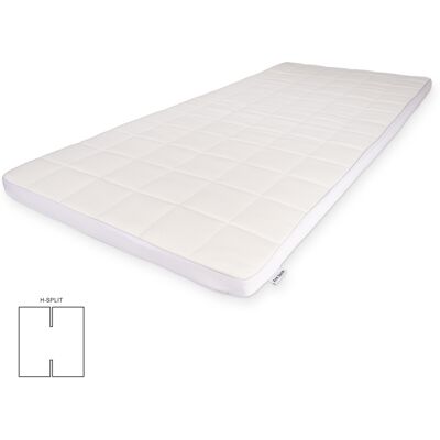 Bäddmadrass av latex h-split - 180x200 cm - 5 cm hög - Latex & naturlatex - Zen sleep bäddmadrass för höjdsäng Bäddmadrass av latex h-split - 180x200 cm - 5 cm hög - Latex & naturlatex - Zen sleep bäddmadrass för höjdsäng