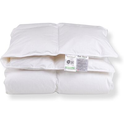 Zen Sleep Juniortäcke - Helårstäcke med myskdun - Allergivänligt - Europeiska dun - 100x140 cm - Zen Sleep Juniortäcke - Helårstäcke med myskdun - Allergivänligt - Europeiska dun - 100x140 cm -