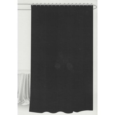 Home-tex Svart Duschdraperi 180x180 cm - Badrumsaccessoar Home-tex Svart Duschdraperi 180x180 cm - Badrumsaccessoar