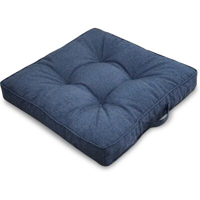 Nordstrand Home Futondyna för trädgårdsstol - 50x50 cm - 8 cm tjock - Mörkblå trädgårdskudde för utomhusbruk - Nordstrand Home Futondyna för trädgårdsstol - 50x50 cm - 8 cm tjock - Mörkblå trädgårdskudde för utomhusbruk -