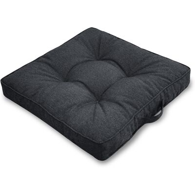Nordstrand Home Futondyna till trädgårdsstol - 50x50 cm - 8 cm tjock - Antracitgrå trädgårdsdyna för utomhusbruk - Nordstrand Home Futondyna till trädgårdsstol - 50x50 cm - 8 cm tjock - Antracitgrå trädgårdsdyna för utomhusbruk -