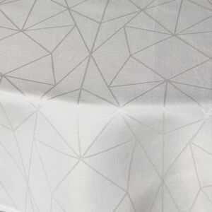 Nordstrand Home Vit rund bordduk - Jacquard, fläckavvisande, 140cm Nordstrand Home Vit rund bordduk - Jacquard, fläckavvisande, 140cm