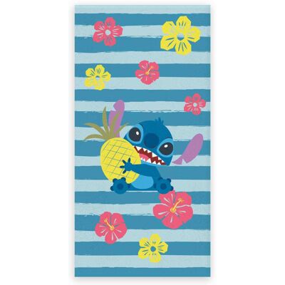 Licens Badhandduk - Stitch handduk - Ananas och blommor - 70x140 cm - 100% mjuk bomull Licens Badhandduk - Stitch handduk - Ananas och blommor - 70x140 cm - 100% mjuk bomull