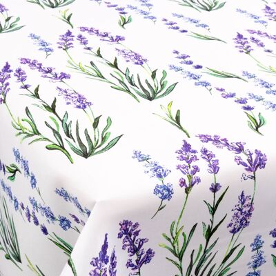 Borg Living Textil vaxduk med akrylbeläggning - 30 meter på rulle - Lavender Bloom - 140 cm bred textilduk Borg Living Textil vaxduk med akrylbeläggning - 30 meter på rulle - Lavender Bloom - 140 cm bred textilduk