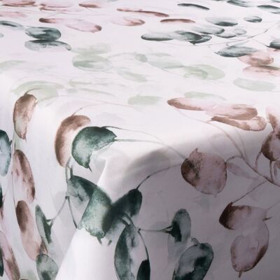 Borg Living Textil vaxduk med akrylbeläggning - 30 meter på rulle - Blue Floral Branches - 140 cm bred textilduk Borg Living Textil vaxduk med akrylbeläggning - 30 meter på rulle - Blue Floral Branches - 140 cm bred textilduk