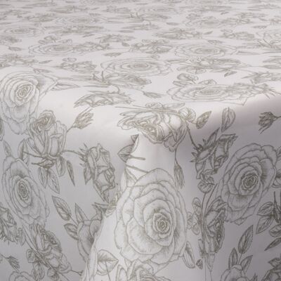 Borg Living Textil vaxduk med akrylbeläggning - 30 meter på rulle - Rose grey - 140 cm bred textilduk Borg Living Textil vaxduk med akrylbeläggning - 30 meter på rulle - Rose grey - 140 cm bred textilduk