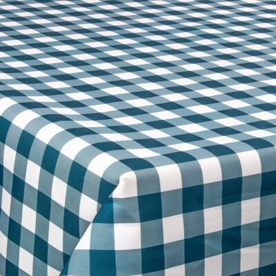 Borg Living Textil vaxduk med akrylbeläggning - Check blue - 140 cm bred - På metervara Borg Living Textil vaxduk med akrylbeläggning - Check blue - 140 cm bred - På metervara