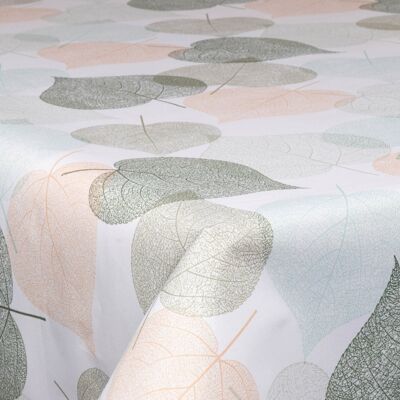 Borg Living Textil vaxduk med akrylbeläggning - Leaf multi - 140 cm bred - På metervis Borg Living Textil vaxduk med akrylbeläggning - Leaf multi - 140 cm bred - På metervis
