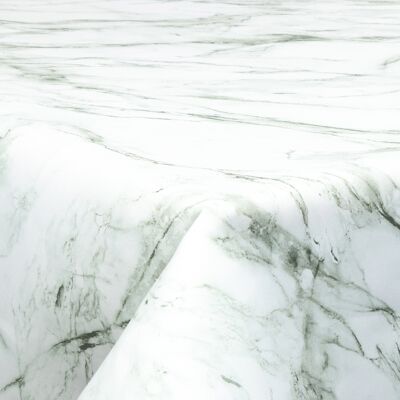 Borg Living Textil vaxduk med akrylbeläggning - Marble grey - 140 cm bred - På metervis Borg Living Textil vaxduk med akrylbeläggning - Marble grey - 140 cm bred - På metervis