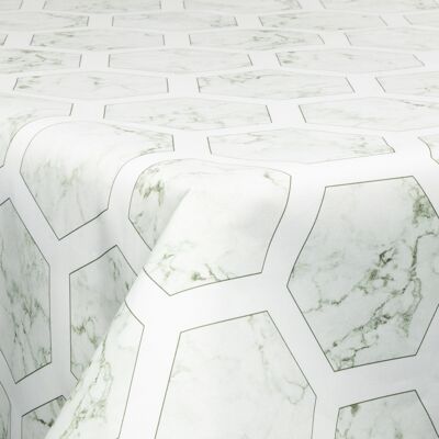 Borg Living Textil vaxduk med akrylbeläggning - Marble beehive grey - 140 cm bred - På metervara Borg Living Textil vaxduk med akrylbeläggning - Marble beehive grey - 140 cm bred - På metervara