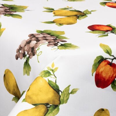 Borg Living Textil vaxduk med akrylbeläggning - 30 meter på rulle - Small Fruits - 140 cm bred textilduk Borg Living Textil vaxduk med akrylbeläggning - 30 meter på rulle - Small Fruits - 140 cm bred textilduk