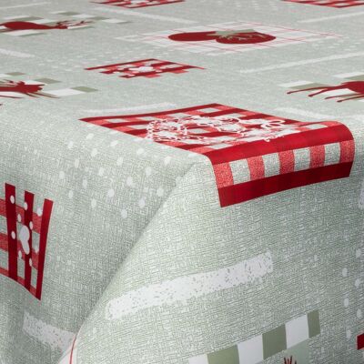 Borg Living Textil vaxduk med akrylbeläggning - 30 meter på rulle - Med julmotiv - Ren - 140 cm bred textilduk Borg Living Textil vaxduk med akrylbeläggning - 30 meter på rulle - Med julmotiv - Ren - 140 cm bred textilduk