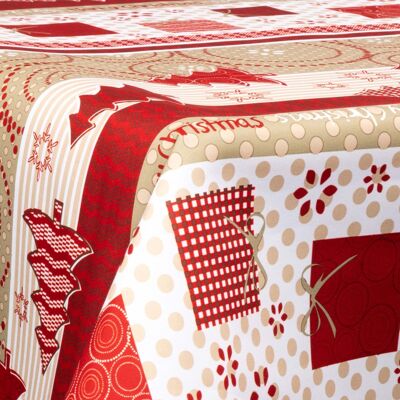 Borg Living Textil vaxduk med akrylbeläggning - 30 meter på rulle - Med julmotiv - Julgranar och presenter - 140 cm bred textilduk Borg Living Textil vaxduk med akrylbeläggning - 30 meter på rulle - Med julmotiv - Julgranar och presenter - 140 cm bred textilduk
