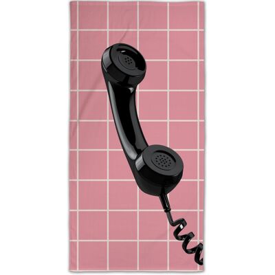 Licens Handduk med telefonmotiv - 100% bomull - Badhandduk 70x140 cm Licens Handduk med telefonmotiv - 100% bomull - Badhandduk 70x140 cm