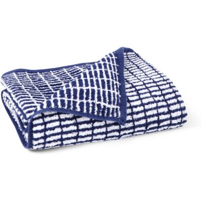 JUNA bambu handduk - bambu/bomull - Badhandduk 70x140 cm - Nuance Blå/vit JUNA bambu handduk - bambu/bomull - Badhandduk 70x140 cm - Nuance Blå/vit