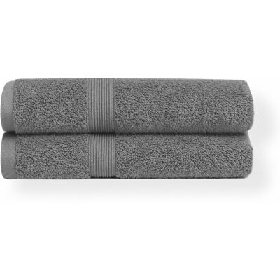 By Borg Ekologisk handduk - 100 % GOTS‑certifierad bomull - 50x100 cm - Grå By Borg Ekologisk handduk - 100 % GOTS‑certifierad bomull - 50x100 cm - Grå
