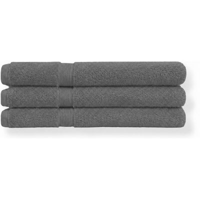 By Borg Ekologisk handduk - 100% GOTS-certifierad bomull - Badhandduk 70x140 cm - Grå By Borg Ekologisk handduk - 100% GOTS-certifierad bomull - Badhandduk 70x140 cm - Grå