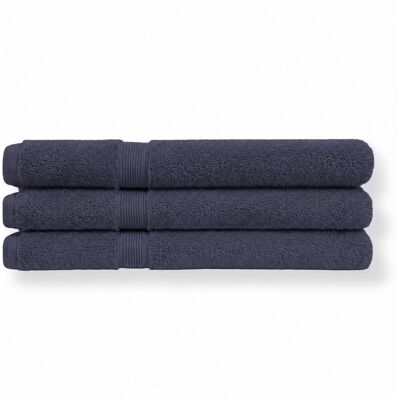 By Borg Ekologisk handduk - 100% GOTS-certifierad bomull - Badhandduk 70x140 cm - Navy By Borg Ekologisk handduk - 100% GOTS-certifierad bomull - Badhandduk 70x140 cm - Navy