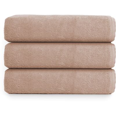 Nordstrand Home Bambuhandduk - Bambu/bomull - Handduk 50x100 cm - Sand Nordstrand Home Bambuhandduk - Bambu/bomull - Handduk 50x100 cm - Sand