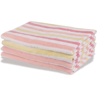 Borg Living randig strandhandduk - 100x200 cm Borg Living randig strandhandduk - 100x200 cm