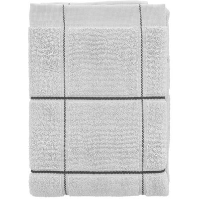 Södahl Ekologisk handduk - 100% ekologisk bomull - Handduk 50x100 cm - Vista - Grå rutig Södahl Ekologisk handduk - 100% ekologisk bomull - Handduk 50x100 cm - Vista - Grå rutig