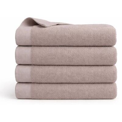 By Borg Bomullshandduk - 100% bomull - Badlakan 100x150 cm - Vallmo - Rosa By Borg Bomullshandduk - 100% bomull - Badlakan 100x150 cm - Vallmo - Rosa