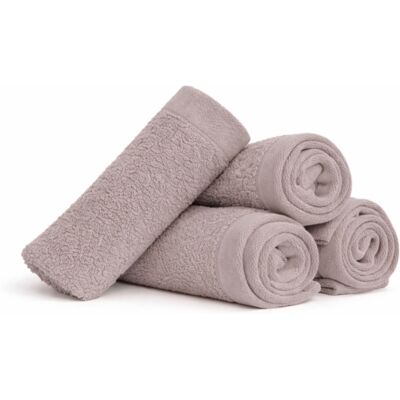 By Borg Bomullstvättlappar - 100% bomull - Tvättlappar 30x30 cm - 4-pack - Vallmo - Rosa By Borg Bomullstvättlappar - 100% bomull - Tvättlappar 30x30 cm - 4-pack - Vallmo - Rosa