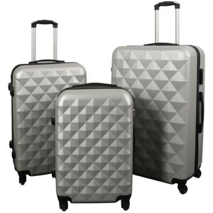 Borg Living Resväskor - Set om 3 - Exklusivt erbjudande för hardcase resväskset - Diamantgrå Borg Living Resväskor - Set om 3 - Exklusivt erbjudande för hardcase resväskset - Diamantgrå