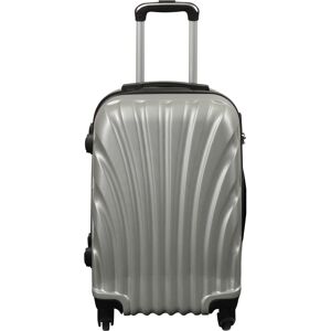 Borg Living Kabinväska - Hardcase lättvikt resväska - Storlek liten - Grå Mussla Borg Living Kabinväska - Hardcase lättvikt resväska - Storlek liten - Grå Mussla