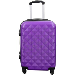 Borg Living Kabinväska - Hardcase lättvikt resväska - Str. liten - Lila diamant Borg Living Kabinväska - Hardcase lättvikt resväska - Str. liten - Lila diamant