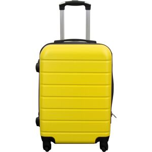 Borg Living Kabinväska - Hardcase lättviktsresväska - Str. liten - Gul rand Borg Living Kabinväska - Hardcase lättviktsresväska - Str. liten - Gul rand