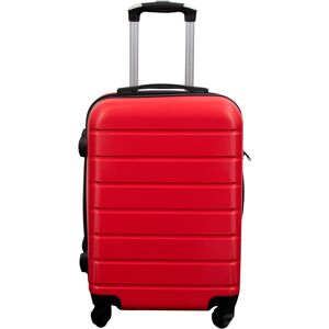 Borg Living Kabinväska - Hardcase lättvikt resväska - Strl liten - Röd Stripe Borg Living Kabinväska - Hardcase lättvikt resväska - Strl liten - Röd Stripe
