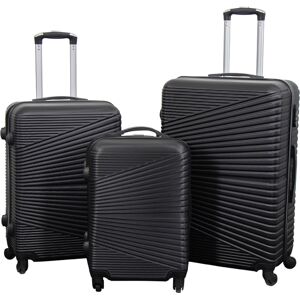 Borg Living Resväskset - 3 st. - Hardcase resväskor - Nordic svart - Lättvikts resväskor Borg Living Resväskset - 3 st. - Hardcase resväskor - Nordic svart - Lättvikts resväskor