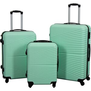Borg Living Resväskset - 3 st. Hardcase resväskor - Nordic mint - Lättviktsresväskor Borg Living Resväskset - 3 st. Hardcase resväskor - Nordic mint - Lättviktsresväskor