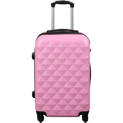 Borg Living Kabinväska - Hardcase lättviktsresväska med 4 hjul - Diamant rosa Borg Living Kabinväska - Hardcase lättviktsresväska med 4 hjul - Diamant rosa